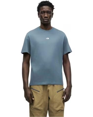 THE NORTH FACE THE ESSENTIAL CENTER LOGO RELAXED T-SHIRT DARK GREY