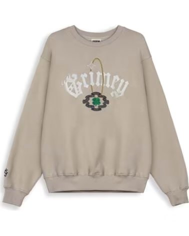 GRIMEY SUDADERA SAOIRSE EN BEIGE PARA UNISEX GRIS