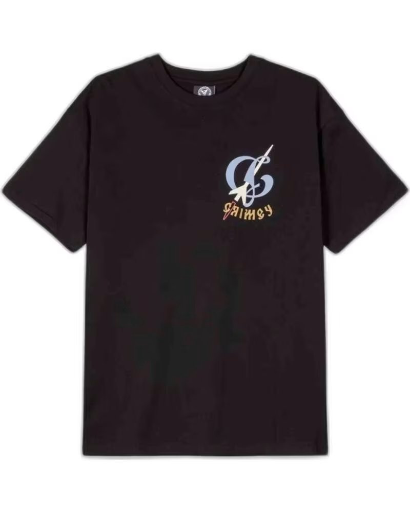 GRIMEY CAMISETA DE MANGA CORTA GA717-BLK EN PARA UNISEX