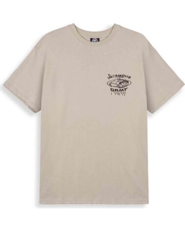 GRIMEY CAMISETA 072-8458 MANGA CORTA MARRÓN