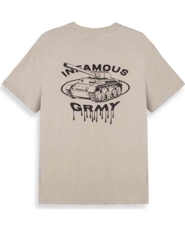 GRIMEY CAMISETA 072-8458 MANGA CORTA MARRÓN