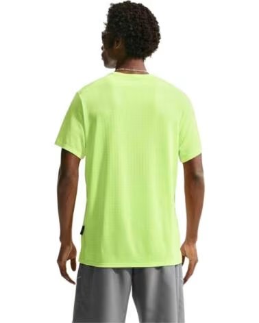 NIKE MAGLIETTA A MANICHE CORTE MILER BREATHE DA UOMO YELLOW