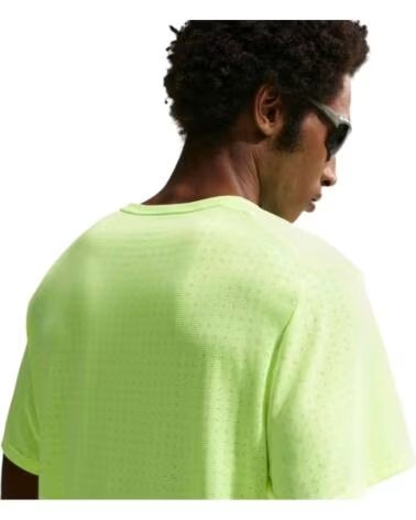 NIKE MAGLIETTA A MANICHE CORTE MILER BREATHE DA UOMO YELLOW