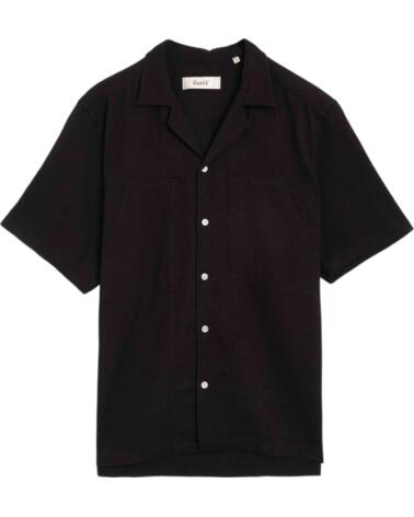 FORET CAMISA FORÉT F1032-BLACK DE MANGA CORTA PARA HOMBRE