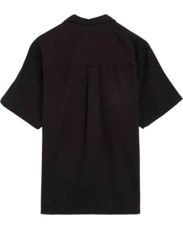FORET CAMISA FORÉT F1032-BLACK DE MANGA CORTA PARA HOMBRE