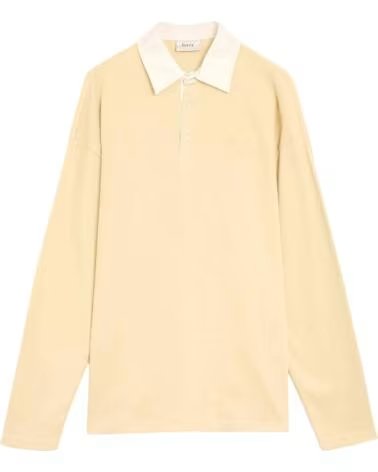 FORET POLO DE MANGA LARGA FORÉT F1046-VINTAGEYELLOW