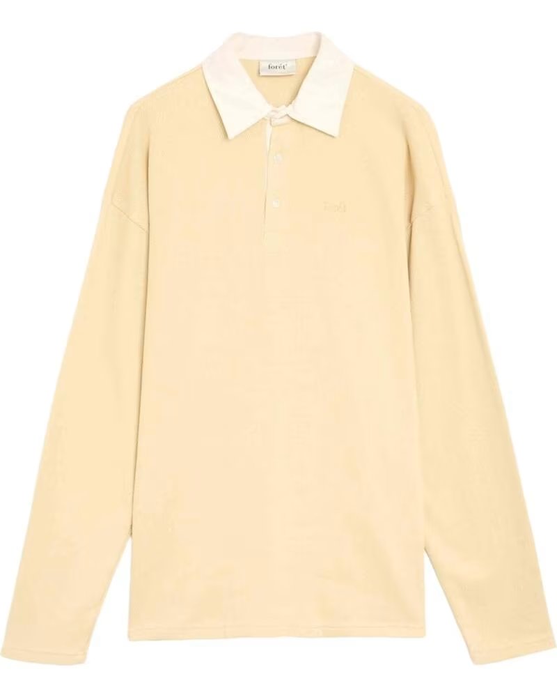 FORET POLO DE MANGA LARGA FORÉT F1046-VINTAGEYELLOW