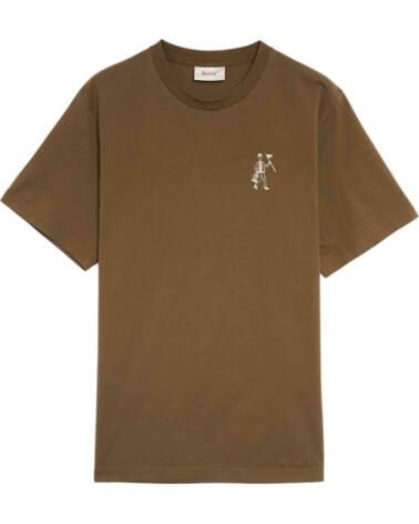 FORET CAMISETA DE MANGA CORTA FORET F1021-ALGAEGREEN EN MARRON PARA HOMBRE