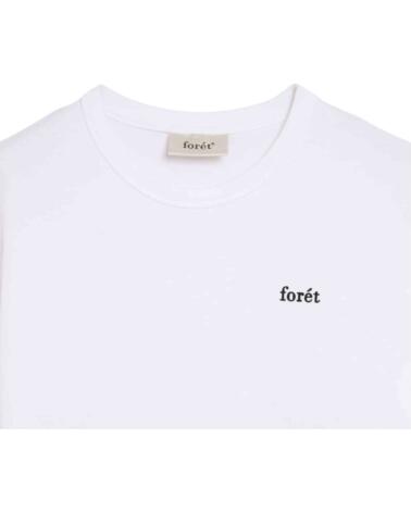 FORET CAMISETA DE MANGA CORTA FORÉT F4013-WHITEBLACK PARA HOMBRE