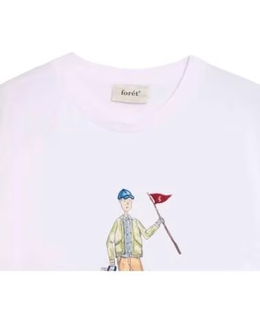 FORET CAMISETA DE MANGA CORTA FORÉT F1022-WHITE