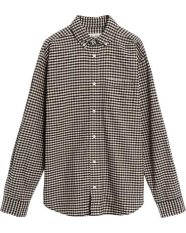 FORET CAMISA FORÉT F7020-BLACKSAND DE CUADROS