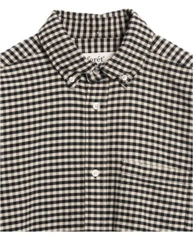 FORET CAMISA FORÉT F7020-BLACKSAND DE CUADROS
