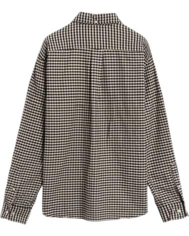 FORET CAMISA FORÉT F7020-BLACKSAND DE CUADROS