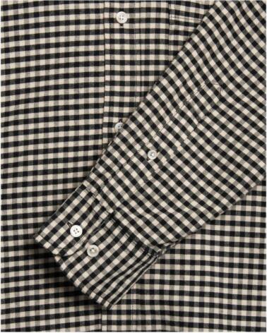 FORET CAMISA FORÉT F7020-BLACKSAND DE CUADROS