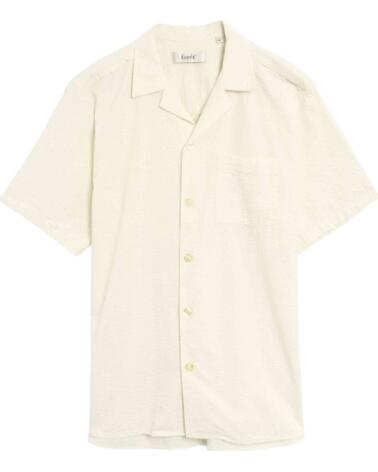 FORET CAMISA FORÉT F4810-CLOUD DE MANGA CORTA EN COLOR BEIGE