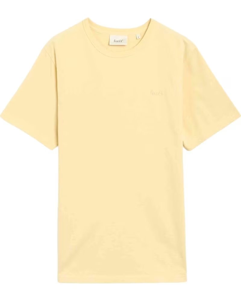 FORET CAMISETA FORÉT F4013 DE MANGA CORTA EN AMARILLO PARA HOMBRE