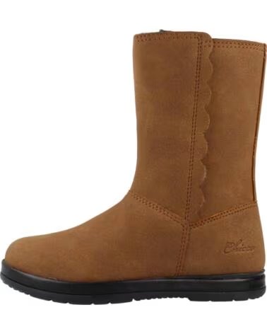 Botas de Menina CHICCO DE CHANTAL EM COURO CASTANHO NEGRO