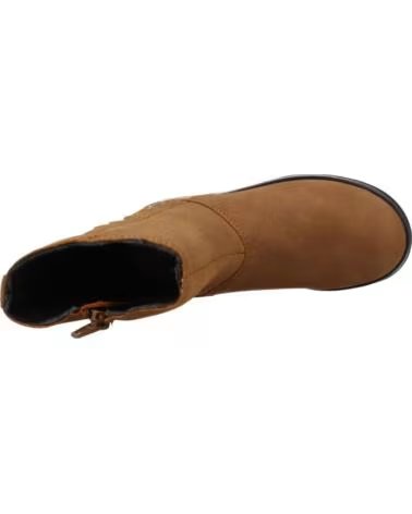 Botas de Menina CHICCO DE CHANTAL EM COURO CASTANHO NEGRO