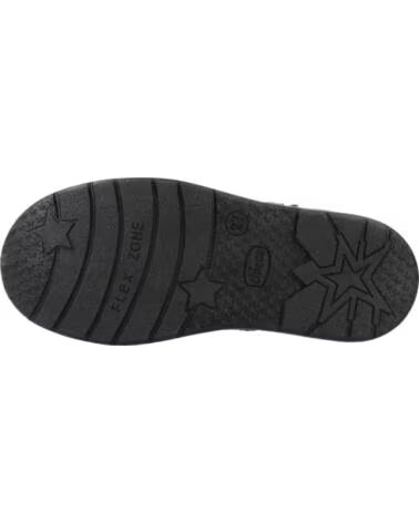 Botas de Menina CHICCO DE CHANTAL EM COURO CASTANHO NEGRO