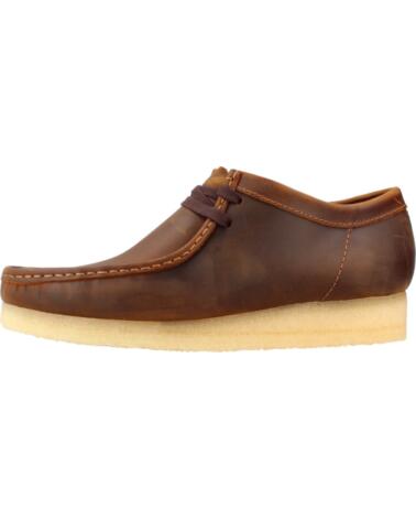 CLARKS ZAPATOS INFORMALES 26156605C HOMBRE EN CUERO MARRÓN BESWAX