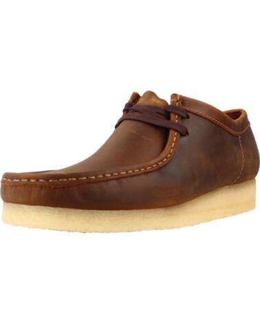 CLARKS ZAPATOS INFORMALES 26156605C HOMBRE EN CUERO MARRÓN BESWAX