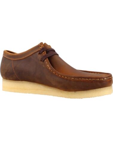 CLARKS ZAPATOS INFORMALES 26156605C HOMBRE EN CUERO MARRÓN BESWAX