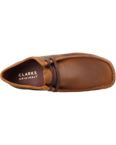CLARKS ZAPATOS INFORMALES 26156605C HOMBRE EN CUERO MARRÓN BESWAX