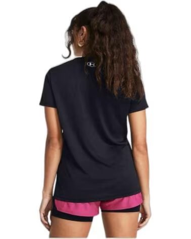 UNDER ARMOUR T-SHIRT À MANCHES COURTES 1384229-001 POUR FEMME NEGRO