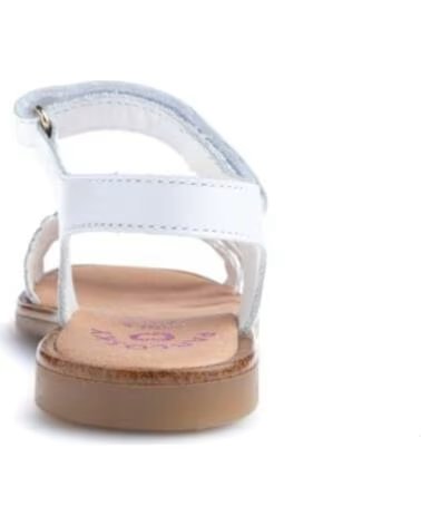 PABLOSKY SANDALES 427700 À FLEURS POUR FILLES BLANCO