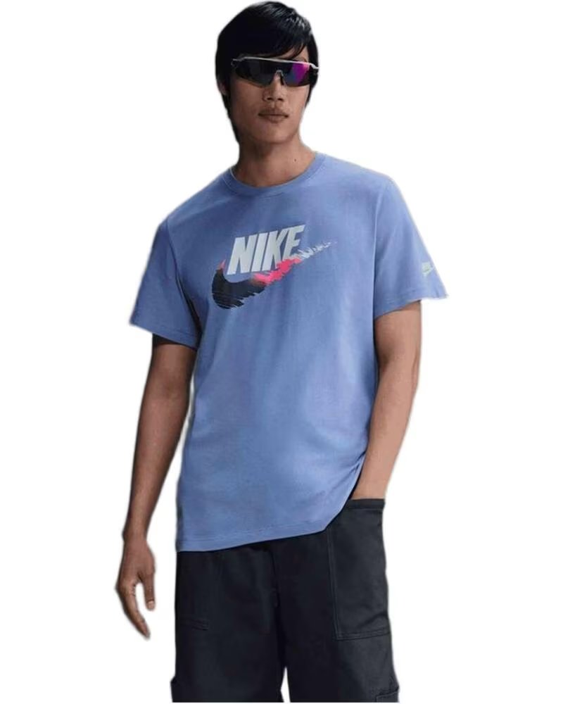 NIKE T-SHIRT HJ0568-494 À MANCHES COURTES BLEU POUR HOMME MULTICOLOR