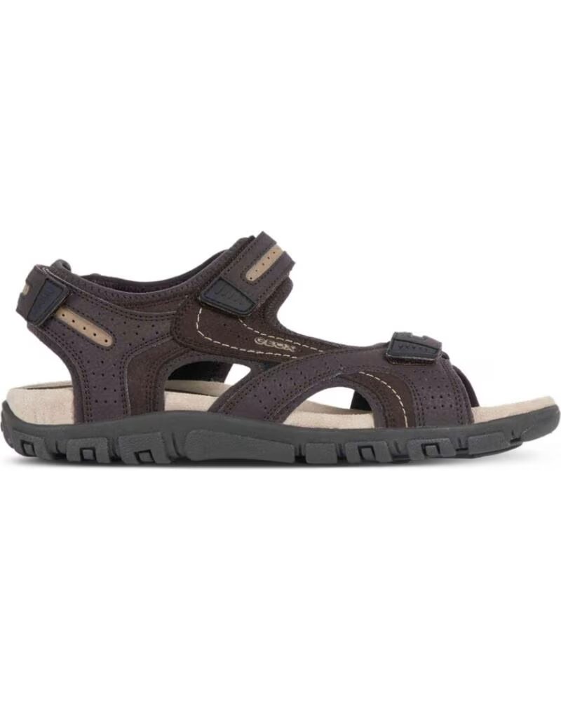 Sandals-De-Hombre-GEOX-U8224D-050AU-U-S-STRADA-C0705-BROWN