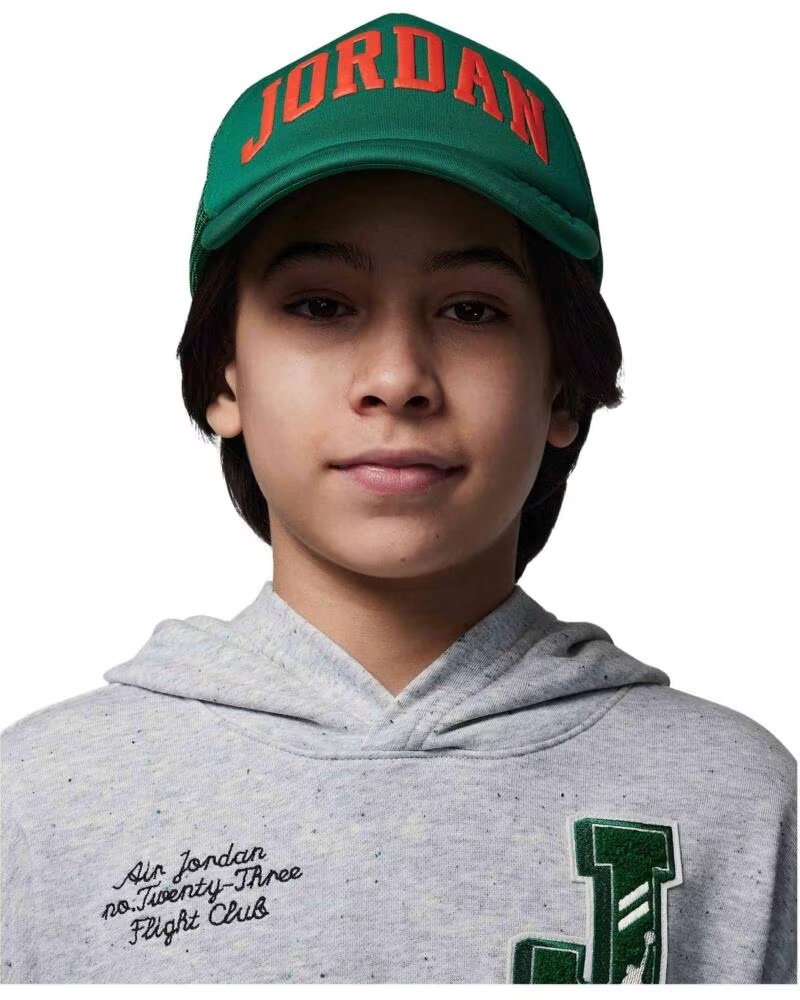 JORDAN 9A0940-E1P CAP UNISEX FOR KIDS GREEN VERDE