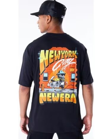 NEW ERA YORK CITY T-SHIRT BLACK NEGRO