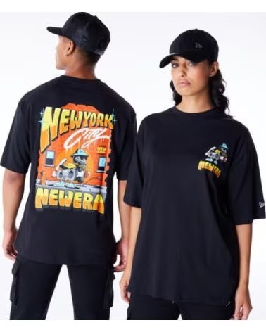 NEW ERA YORK CITY T-SHIRT BLACK NEGRO