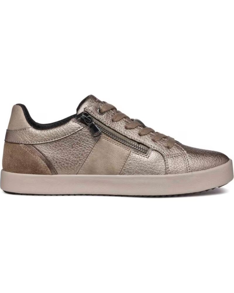 GEOX ZAPATILLAS 205-D366HE EN DORADO PARA MUJER TAUPE