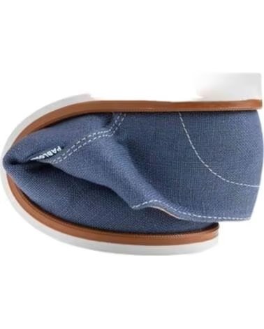 PABLOSKY 729740 SCHUHE AUS INDIGO LEINEN LINO