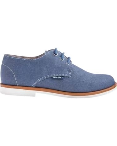 PABLOSKY 729740 SCHUHE AUS INDIGO LEINEN LINO