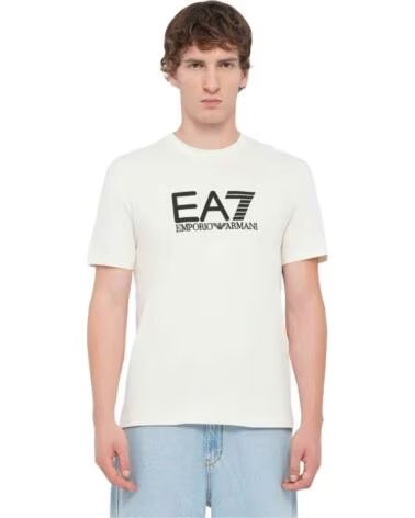EMPORIO ARMANI CAMISETA DE MANGA CORTA EA7 7M000898AF10375-M1166 MARFIL