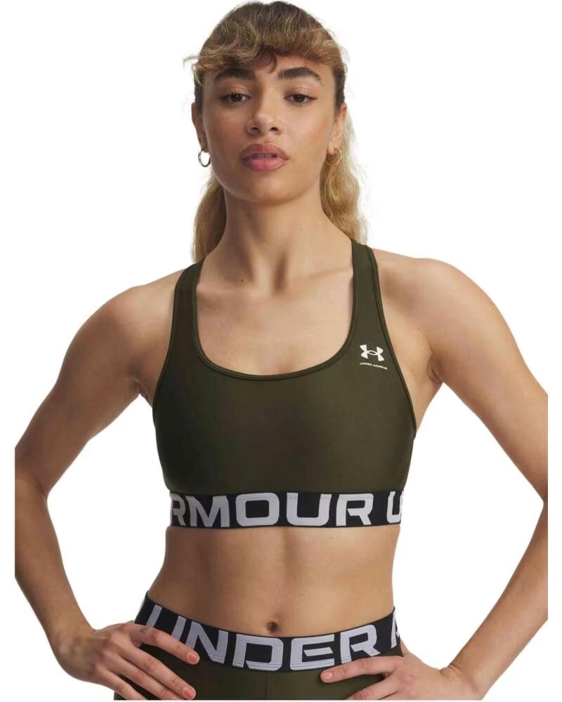 UNDER ARMOUR SOUTIEN-GORGE DE SPORT 1383544-308 À MAINTIEN MOYEN GREEN