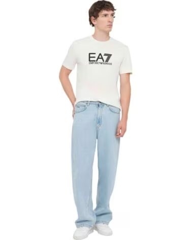 EMPORIO ARMANI CAMISETA DE MANGA CORTA EA7 7M000898AF10375-M1166 MARFIL