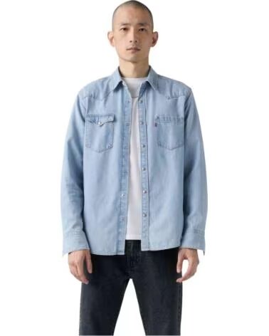 LEVIS SOVRACAMICIA LEVI´S 124-15200708034904 IN DENIM DA UOMO MULTICOLOR