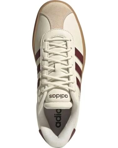 BASKETS ADIDAS COURT PLATFORM BEIGE BORDEAUX NAN