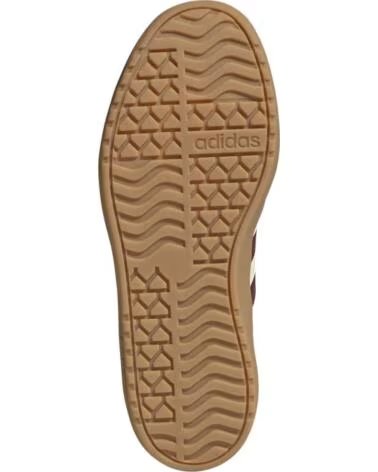 BASKETS ADIDAS COURT PLATFORM BEIGE BORDEAUX NAN