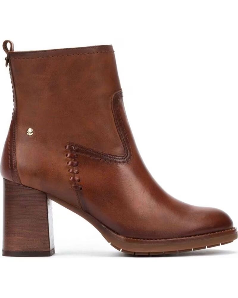 PIKOLINOS BOTINES 205-W9U-8945C1 EN MARRON PARA MUJER CUERO