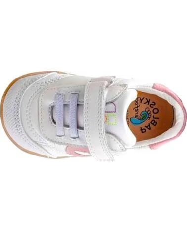 PABLOSKY ZAPATILLAS 147-062307 EN BLANCO PARA NINAS BLANCO-ROSA