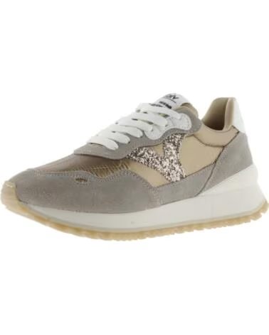 VICTORIA VIENTO METALLIC SNEAKERS PLATINUM/GOLD DORADO
