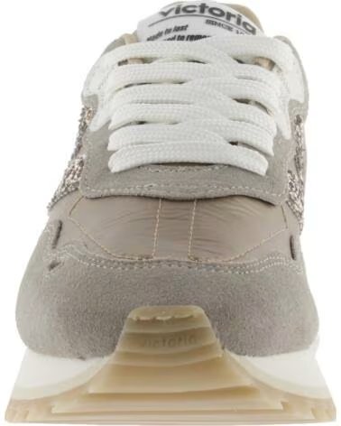 VICTORIA VIENTO METALLIC SNEAKERS PLATINUM/GOLD DORADO