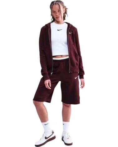 NIKE COMPLETO NSW PHNX FLC STD FZ HDY HJ0995-652 DA UOMO BURGUNDY CRUSH-SAIL