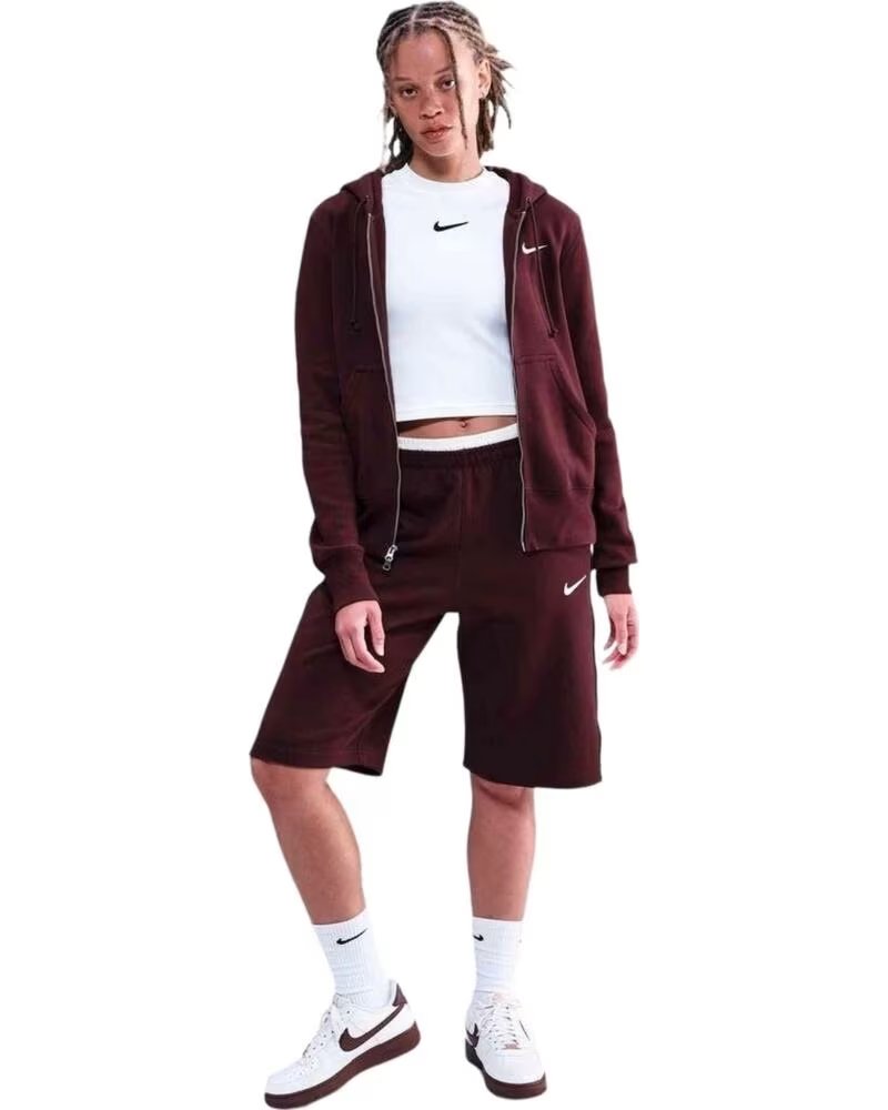 NIKE COMPLETO NSW PHNX FLC STD FZ HDY HJ0995-652 DA UOMO BURGUNDY CRUSH-SAIL