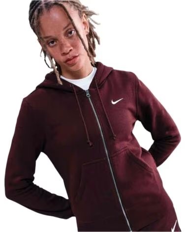 NIKE COMPLETO NSW PHNX FLC STD FZ HDY HJ0995-652 DA UOMO BURGUNDY CRUSH-SAIL